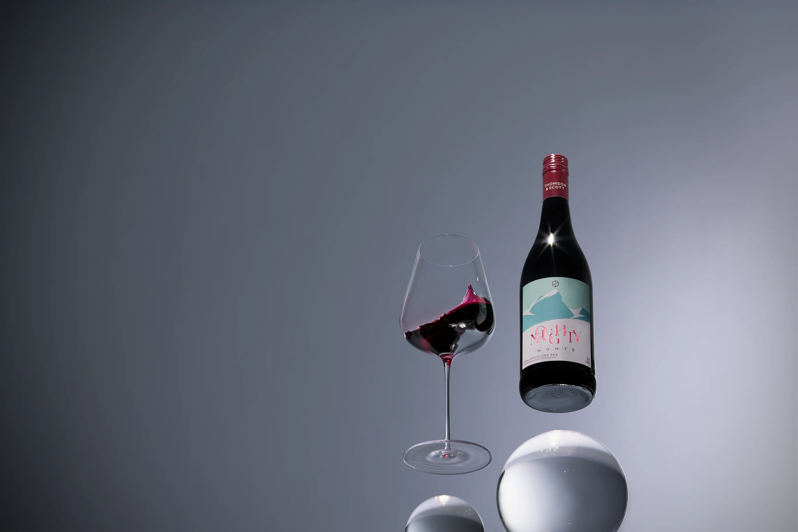Noughty Monté Non-Alcoholic Red Wine - Image 3